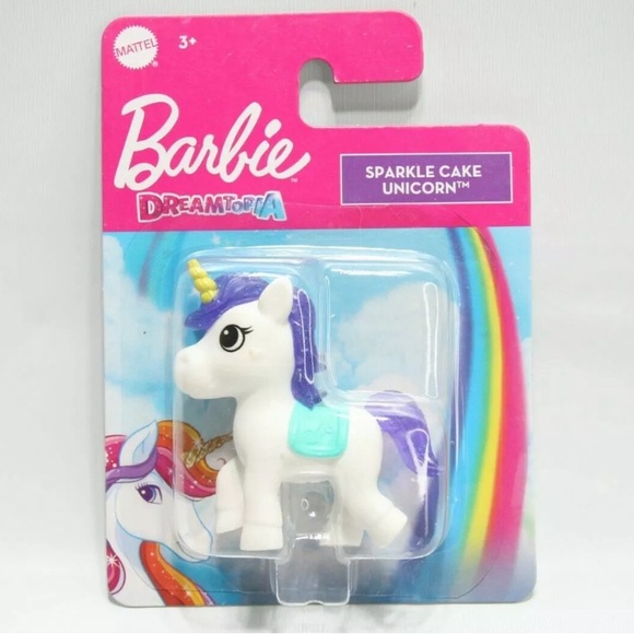 Barbie Dreamtopia Sparkle Cake Unicorn Fantasy Magical Pet Friend - Picture 1 of 1